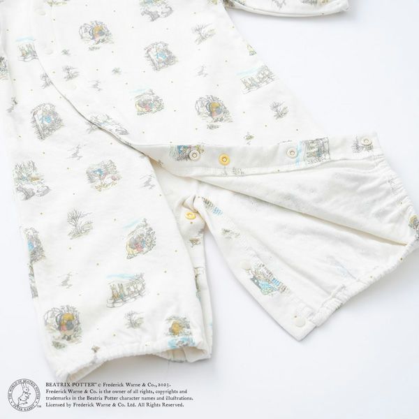 オーガニックコットン カバーオール ピーターラビット
