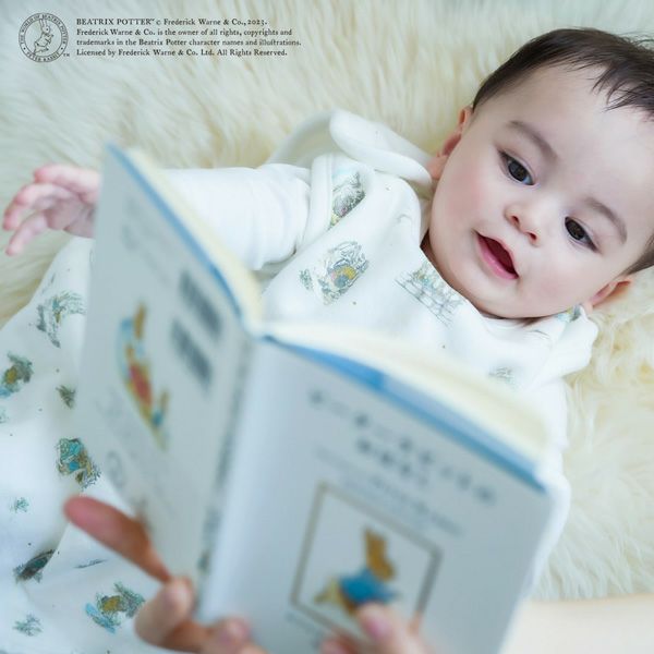 オーガニックコットン スリーパー ピーターラビット