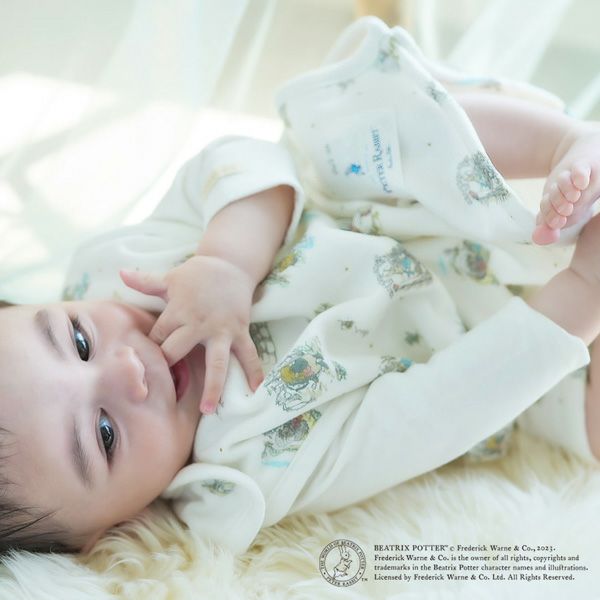 オーガニックコットン スリーパー ピーターラビット