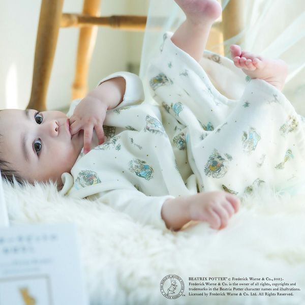 オーガニックコットン スリーパー ピーターラビット