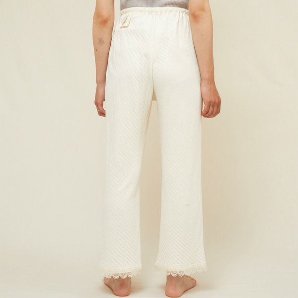 オーガニックコットン スズランレースパンツ