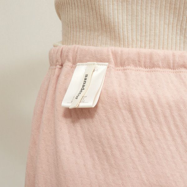 オーガニックコットン スズランレースパンツ