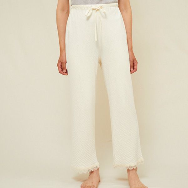 オーガニックコットン スズランレースパンツ