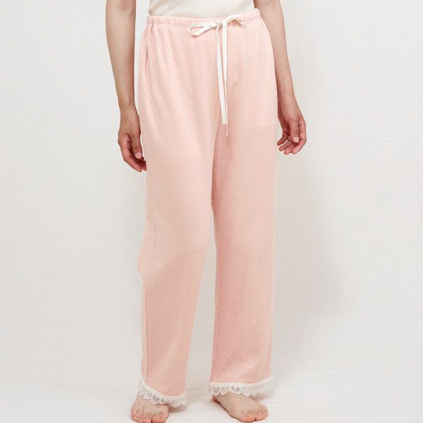 オーガニックコットン スズランレースパンツ