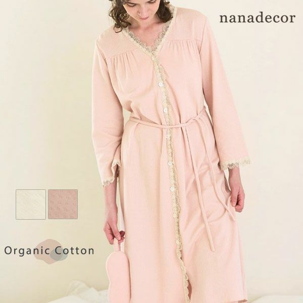 オーガニックコットン スズランギャザードレス