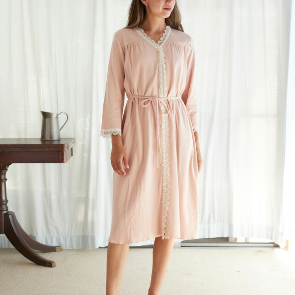 オーガニックコットン スズランギャザードレス