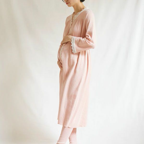 オーガニックコットン スズランギャザードレス