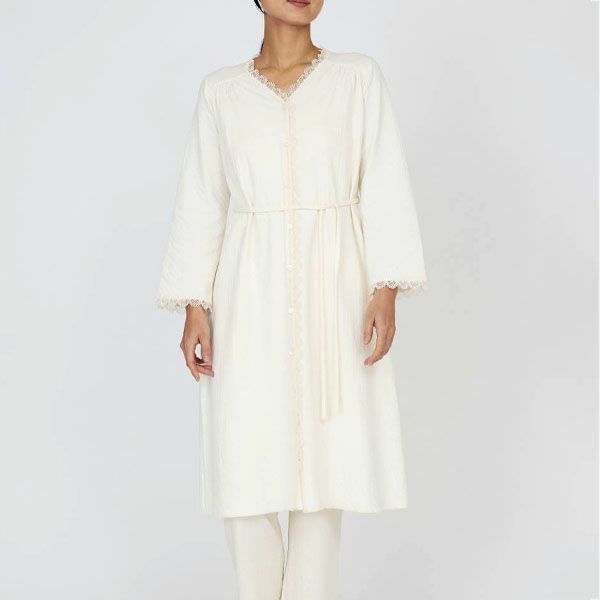 オーガニックコットン スズランギャザードレス