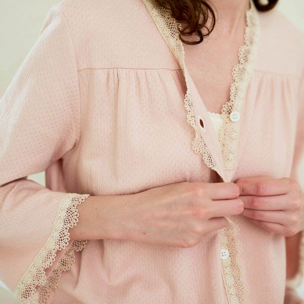 オーガニックコットン スズランギャザードレス