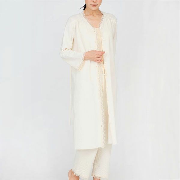 オーガニックコットン スズランギャザードレス