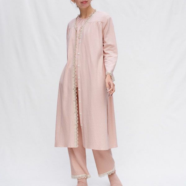 オーガニックコットン スズランギャザードレス