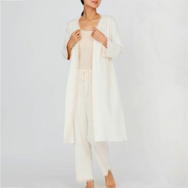 オーガニックコットン スズランギャザードレス