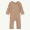 オーガニックコットン ベビーラウンドネックカバーオール(長袖)