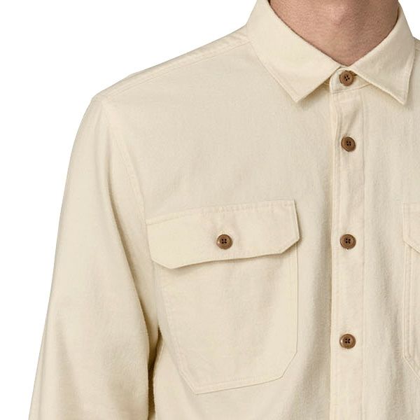 オーガニックコットン メンズ・ミッドウェイト・フィヨルド・フランネル・ロングスリーブ・シャツ