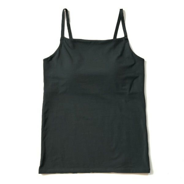 オーガニックコットン コンフォートスクエアカップ付きキャミ