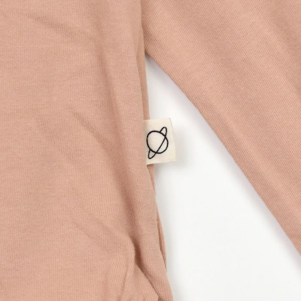 オーガニックコットン ベビーベーシックフリルカラーボディスーツ(長袖)