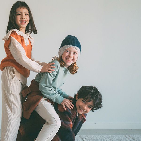 オーガニックコットン キッズベーシックTシャツ(長袖)