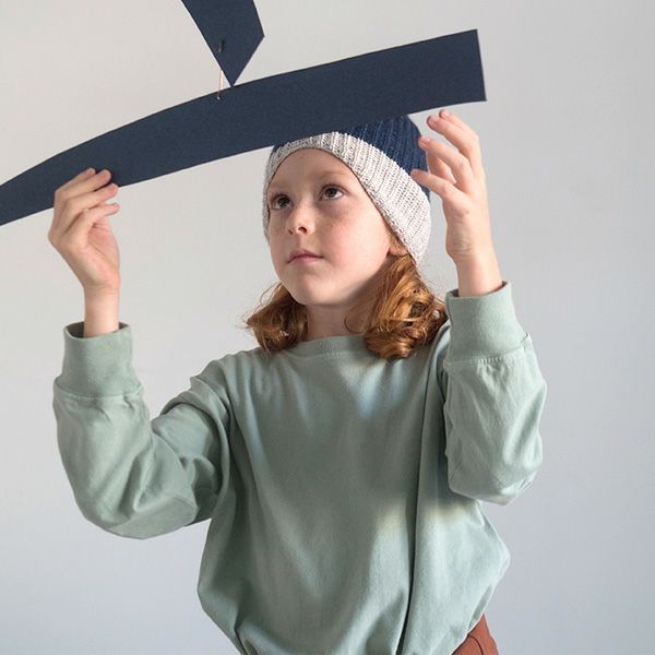 オーガニックコットン キッズベーシックTシャツ(長袖)