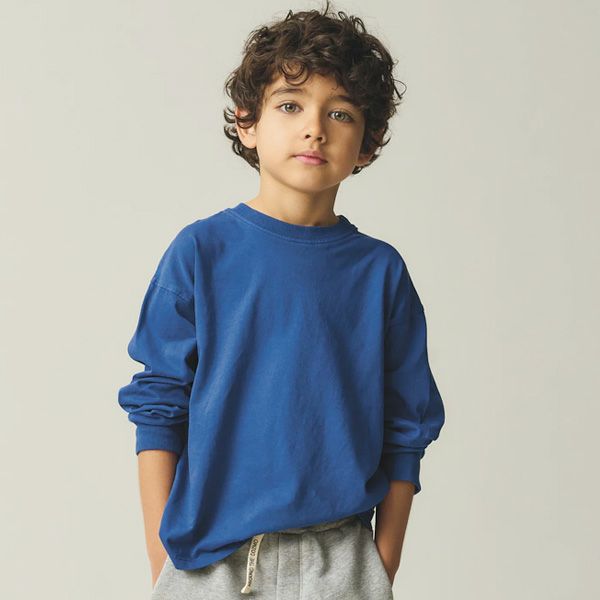 オーガニックコットン キッズベーシックTシャツ(長袖)