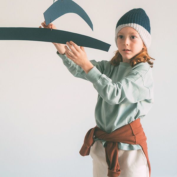 オーガニックコットン キッズベーシックTシャツ(長袖)