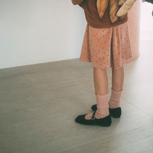 オーガニックコットン キッズコンフォートレースソックス