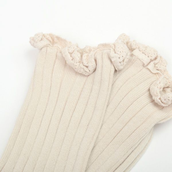 オーガニックコットン キッズコンフォートレースソックス