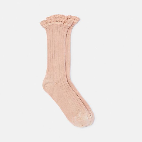 オーガニックコットン キッズコンフォートレースソックス