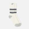 オーガニックコットン キッズストライプメランジソックス