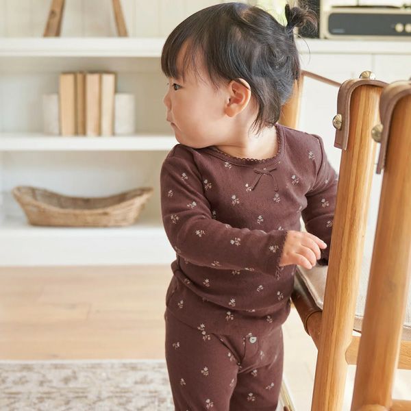 オーガニックコットン ベビーポインテルＴシャツ(長袖)