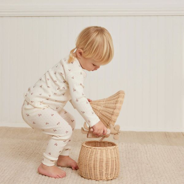 オーガニックコットン ベビーポインテルＴシャツ(長袖)