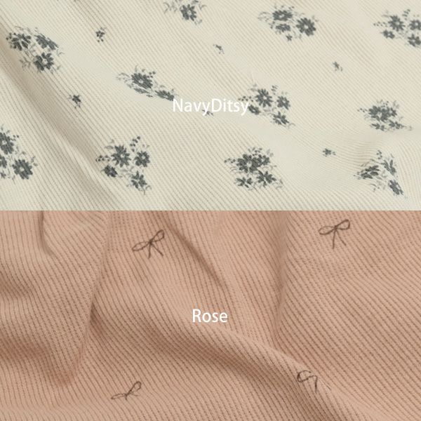 オーガニックコットン ベビーリブロングスリーブドレス＆ブルマ