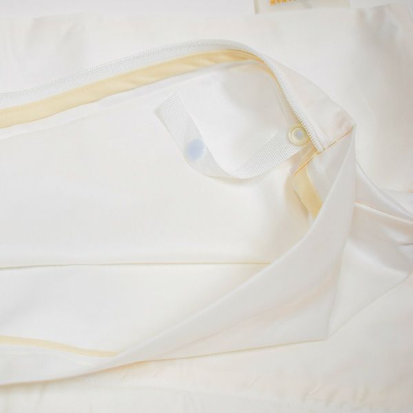 【ダニゼロック】オーガニックコットン 掛け布団カバー ダブルロング 190×210