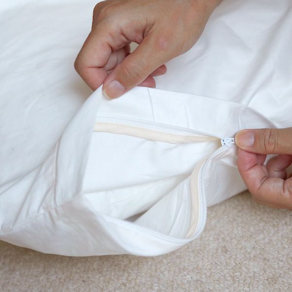 【ダニゼロック】オーガニックコットン 敷き布団カバー シングルロング105×215