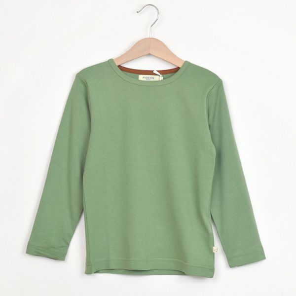 オーガニックコットン キッズプレーンTシャツ(長袖)