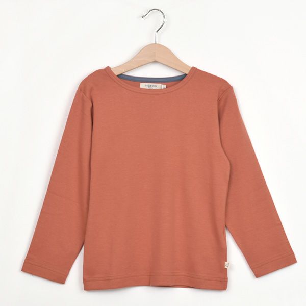 オーガニックコットン キッズプレーンTシャツ(長袖)