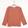 オーガニックコットン キッズプレーンTシャツ(長袖)