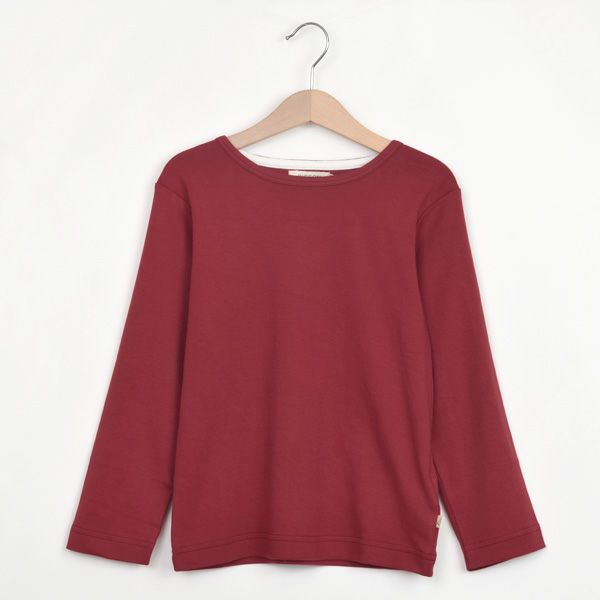 オーガニックコットン キッズプレーンTシャツ(長袖)