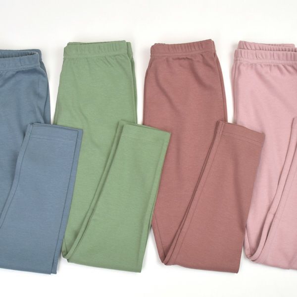 オーガニックコットン キッズプレーンレギンス