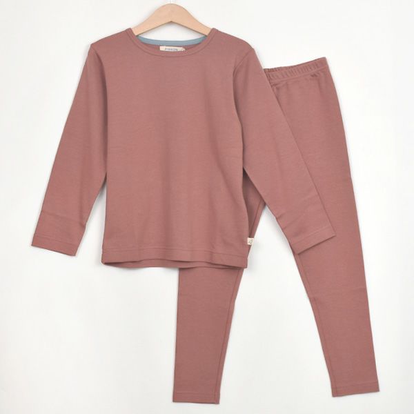 オーガニックコットン キッズプレーンレギンス