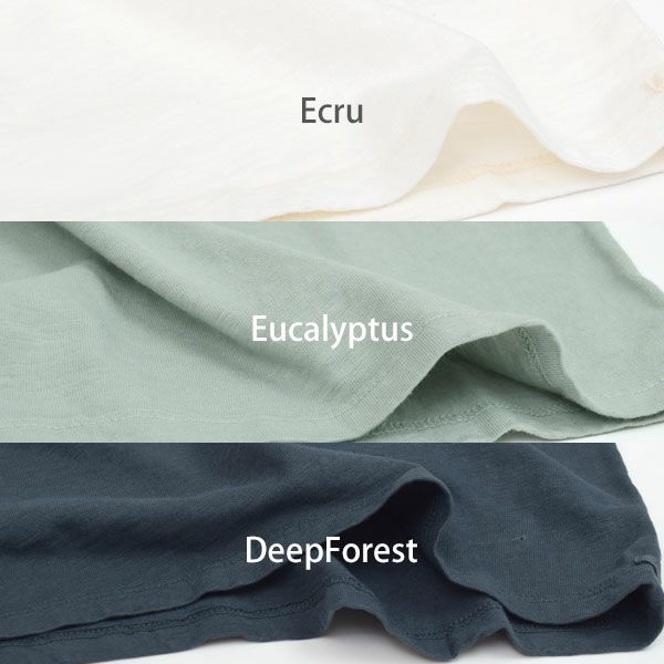 オーガニックコットン キッズポケット付きＴシャツ(長袖)