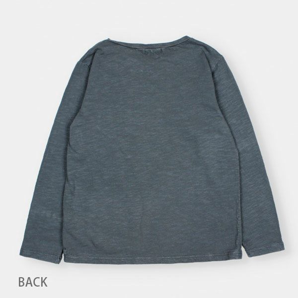 オーガニックコットン キッズポケット付きＴシャツ(長袖)