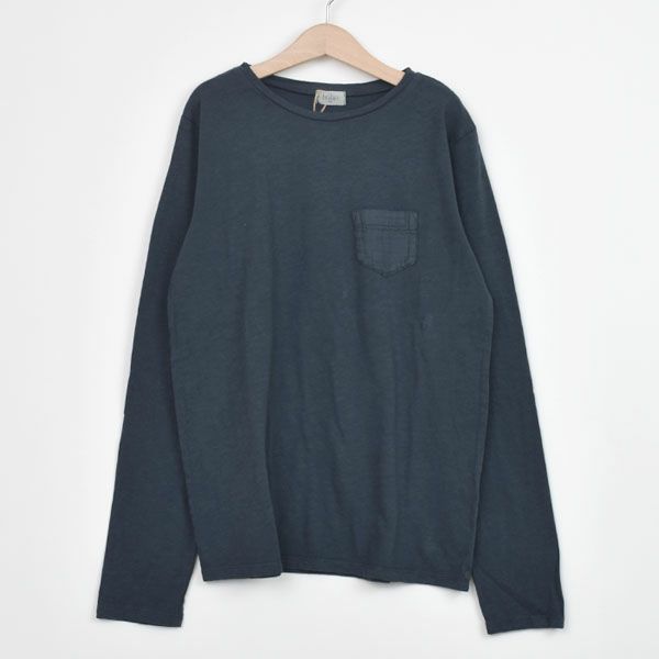 オーガニックコットン キッズポケット付きＴシャツ(長袖)