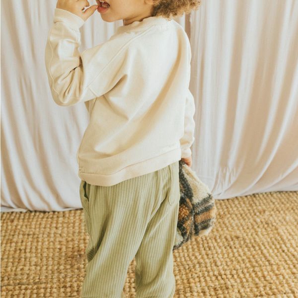 オーガニックコットン キッズベロアパンツ