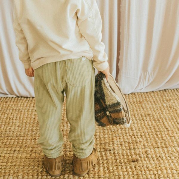 オーガニックコットン キッズベロアパンツ