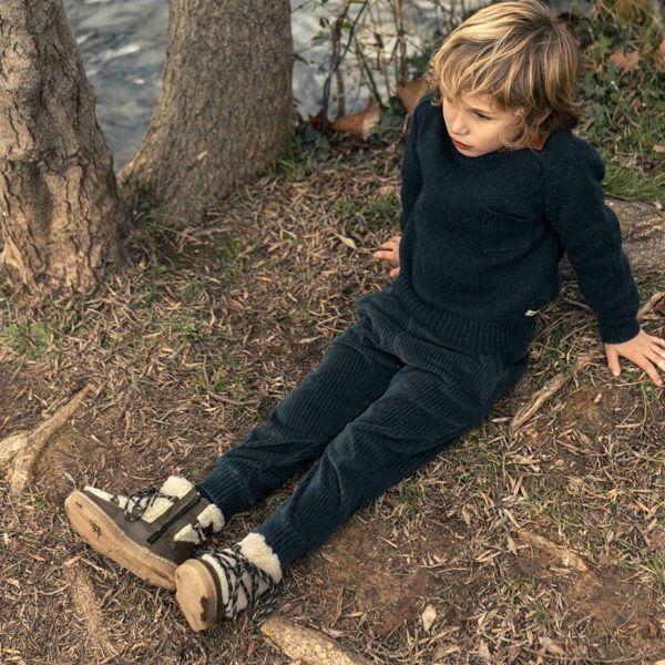 オーガニックコットン キッズベロアパンツ