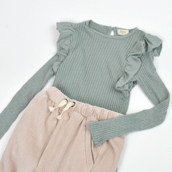 オーガニックコットン キッズベロアパンツ