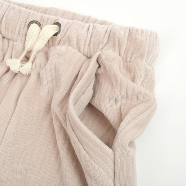 オーガニックコットン キッズベロアパンツ