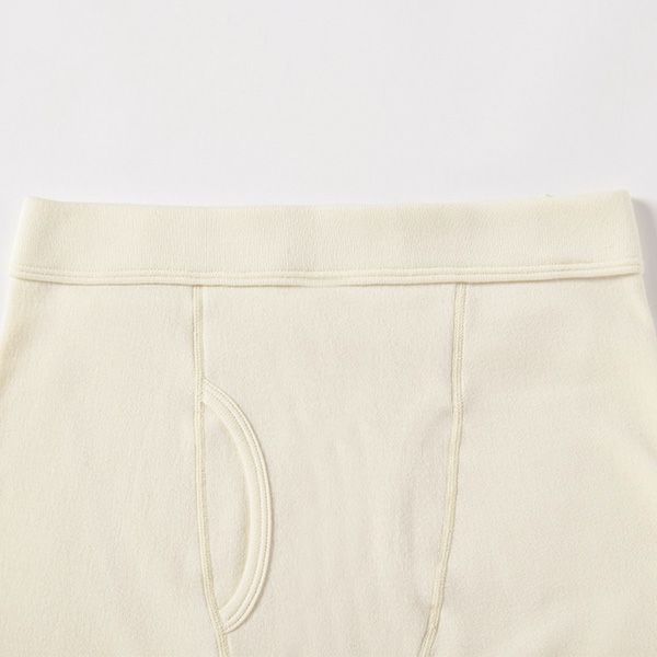 オーガニックコットン メンズパンケーキニット アンダーパンツ