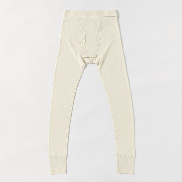 オーガニックコットン メンズパンケーキニット アンダーパンツ