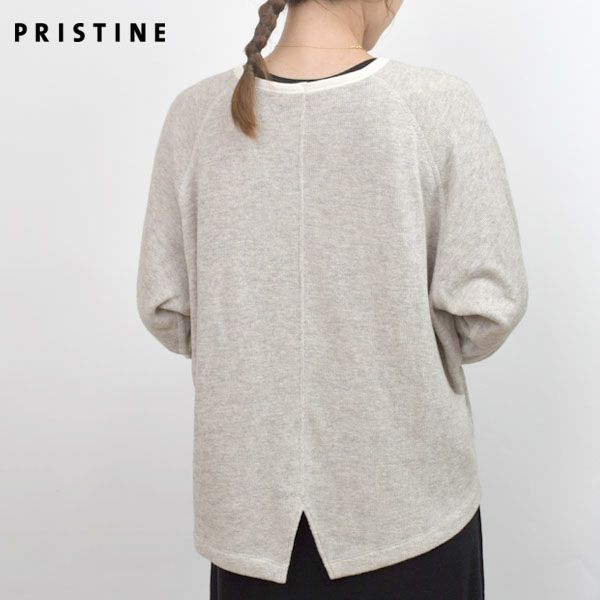 オーガニックコットン＆ヤク ラフアンドスムースプルオーバー